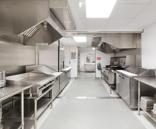 cocina industrial de acero inoxidable