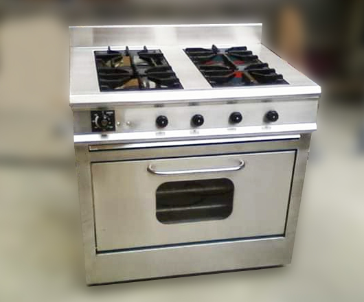 cocina industrial de acero inoxidable